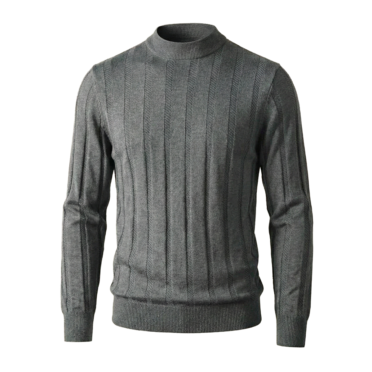 Kingsbridge Ribbed Mock Neck