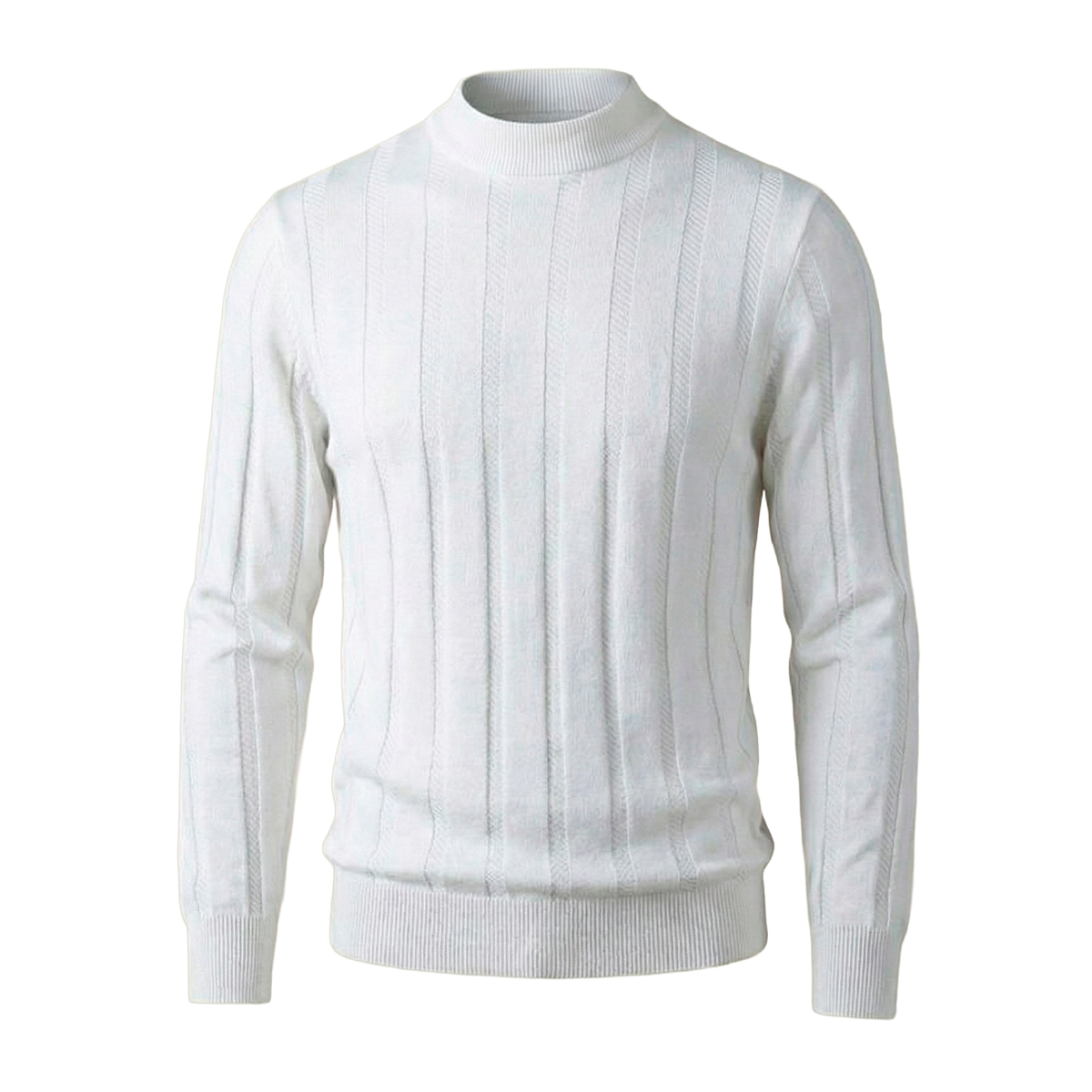 Kingsbridge Ribbed Mock Neck