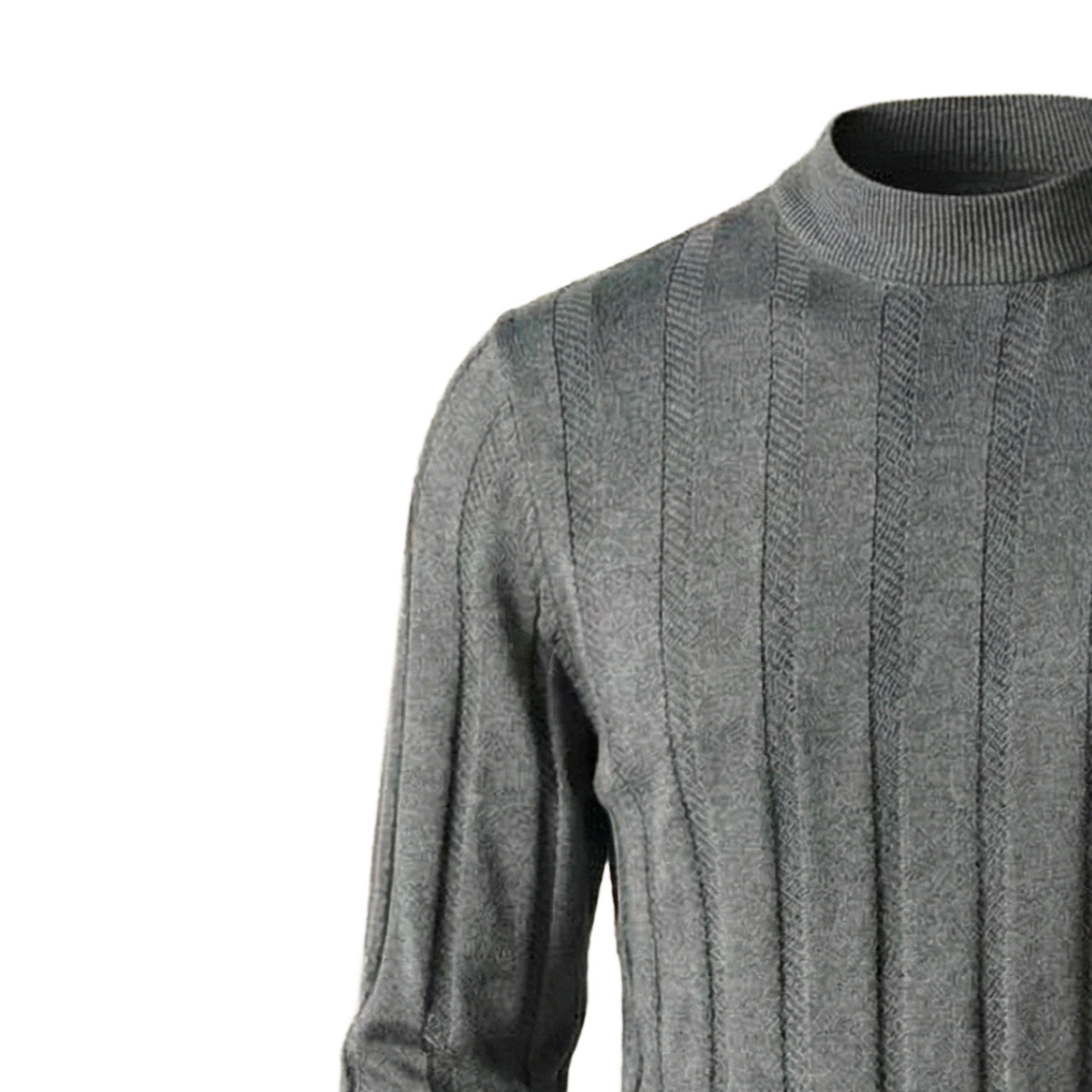 Kingsbridge Ribbed Mock Neck